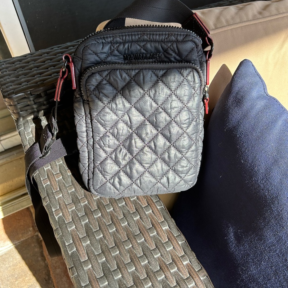 MZ Wallace Magnet Metro Crossbody in Black